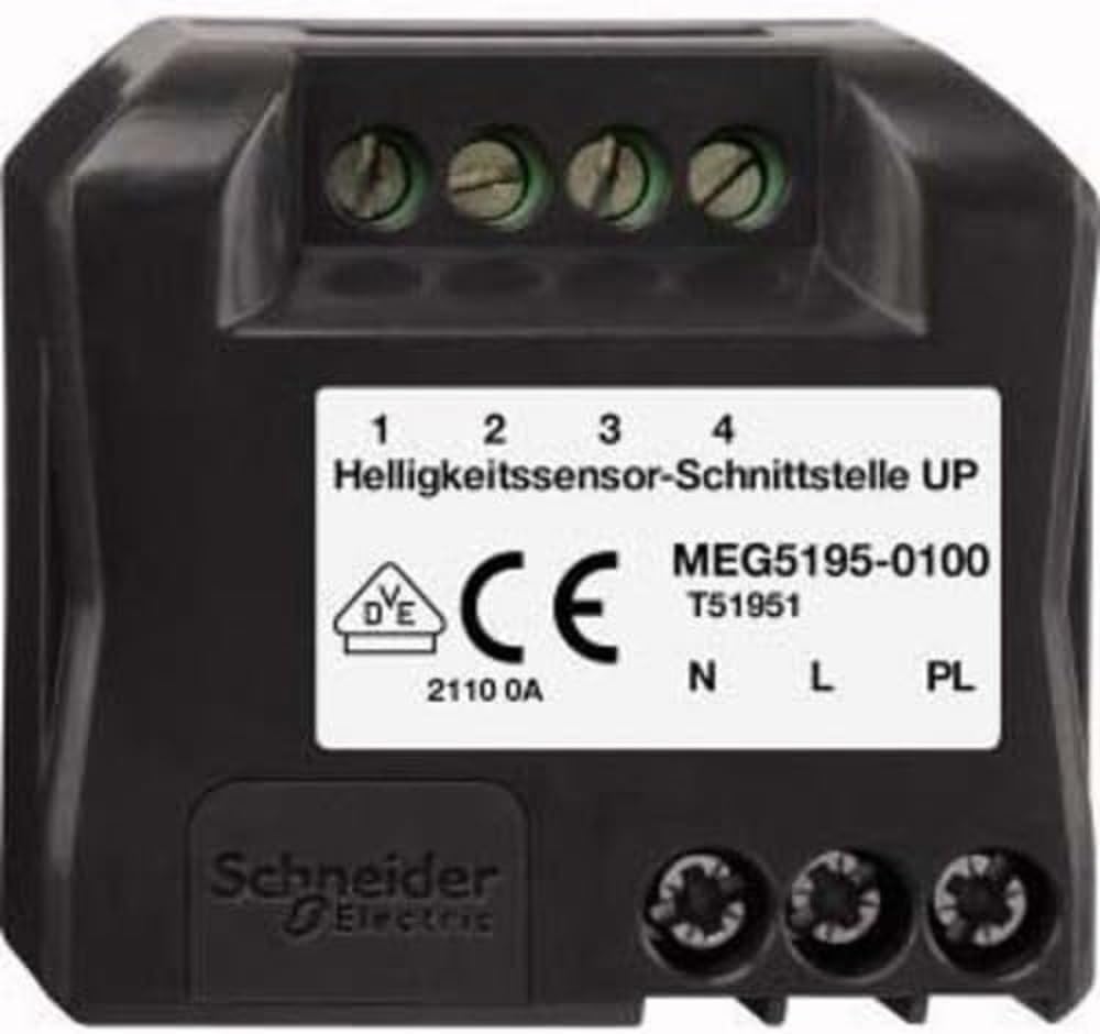 Capteur de luminosité Merten pour un salon lumineux et connecté Meg5195 0100
