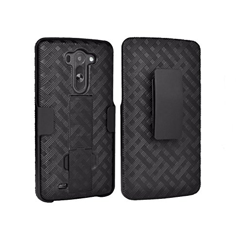 Verizon Shell Holster Combo Case for LG G Vista - Black
