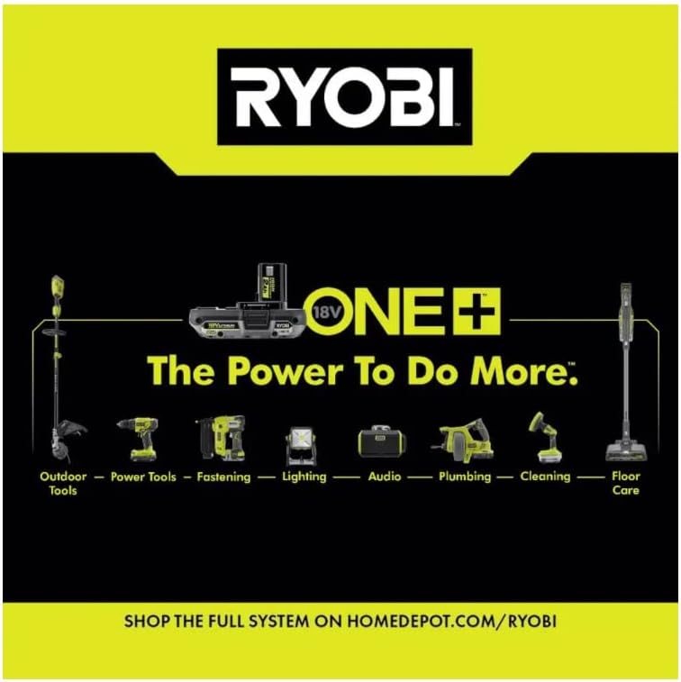 Vista 4 de Ryobi ONE+ Batería de iones de litio de 18 V de 4.0 Ah (paquete de 2) con cargador de iones de litio de 18 V