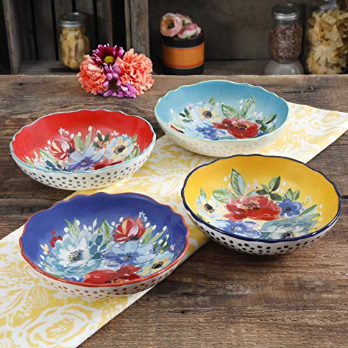 The Woman Melody 7.5-Inch Pasta Bowls, Set of 4