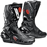 SIDI VERTIGO MOTORCYCLE BOOTS (BLACK, SIZE 11.5 / 46) SIDI VERTIGO MOTORCYCLE BOOTS (BLACK, SIZE 11.5 / 46)