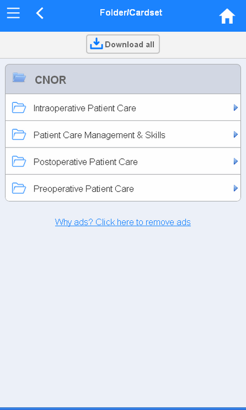 CNOR Flashcards - App on Amazon Appstore
