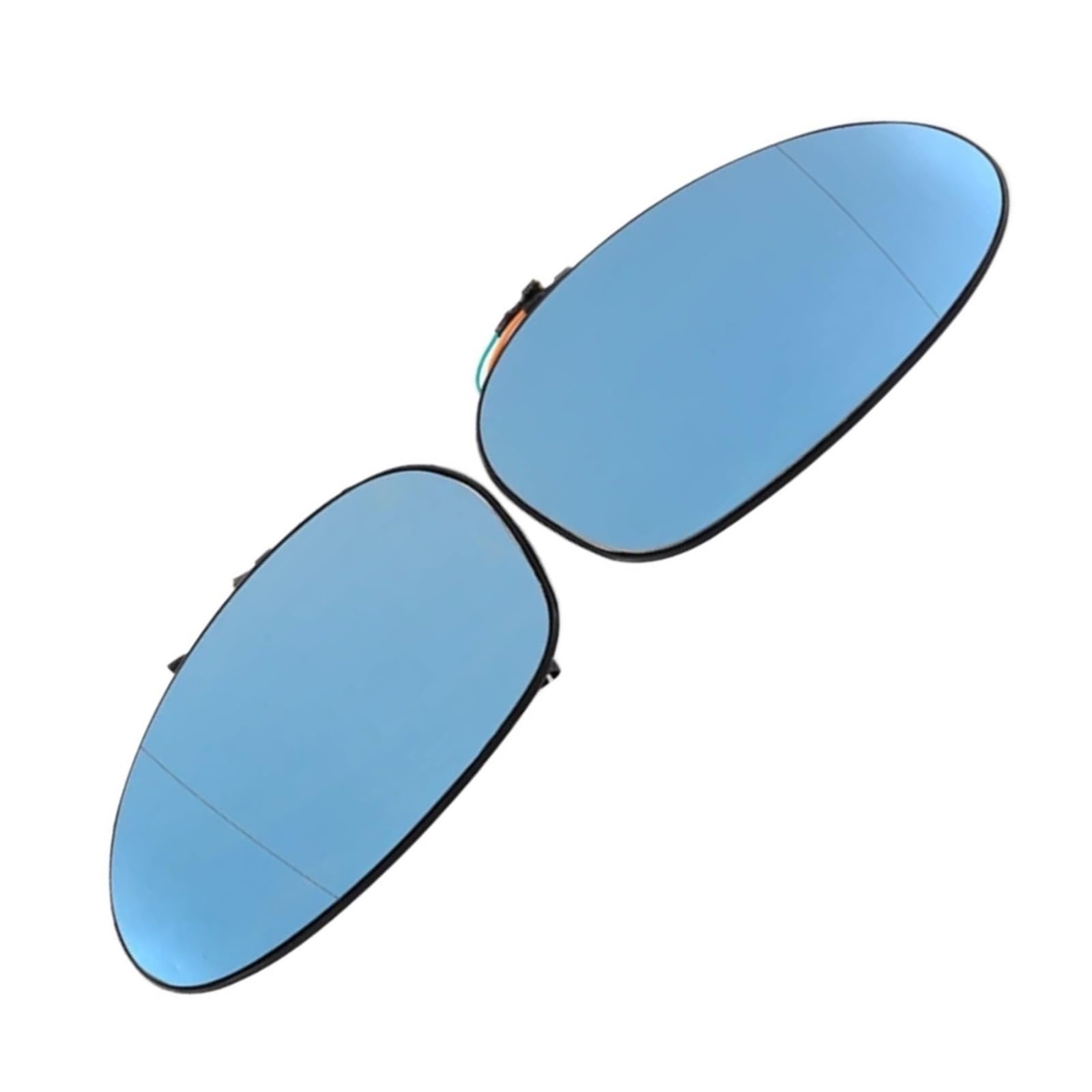 Vetro specchietto laterale automatico per BMW per E46 2004-2009 Per E87 E88 2004-2008 Vetro specchietto blu riscaldato grandangolare 4 pin per auto Vetro Retrovisore