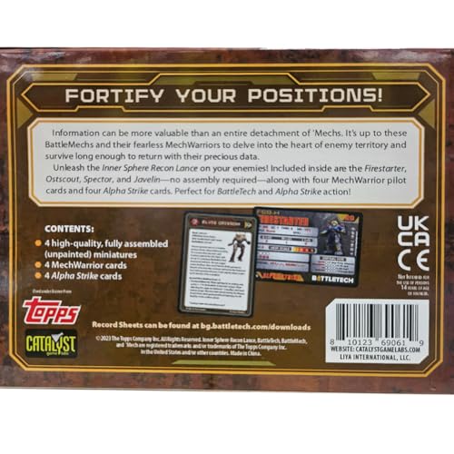 BattleTech Recon Lance Miniatures Pack miniatura 2