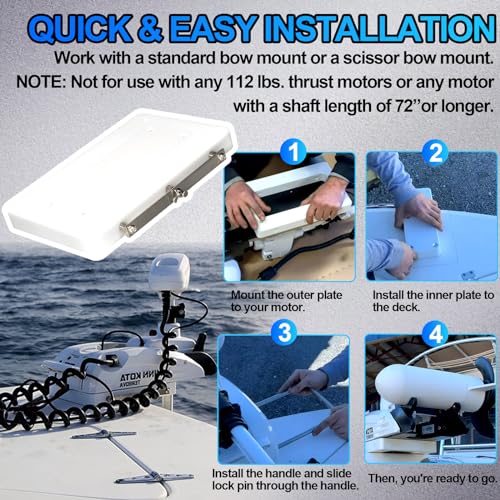 Plaque de support composite RTA-54 fixation rapide pour moteur Ulterra