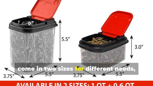 Multi-Purpose Hardware Storage Bins - Buddeez Bits and Bolts
