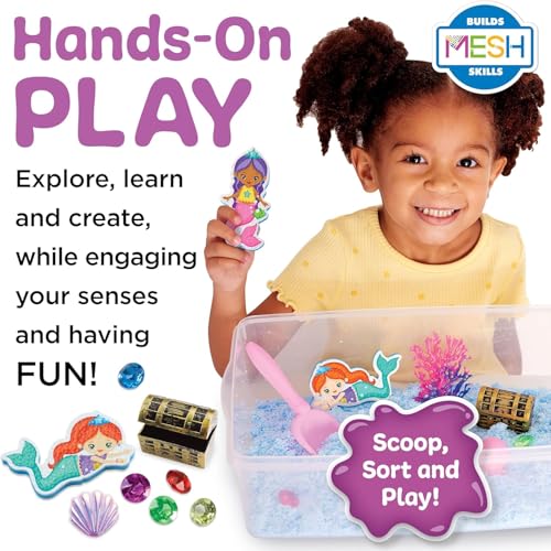 Image of Creativity for Kids Sensory Bin: Mermaid - Mermaid Toys and Sensory Bins for Toddlers, Sensory Box and Bin Filler, Toddler Activities and Gifts for Girls (Ages 3+)