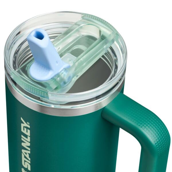 Image of STANLEY Quencher ProTour Flip Straw Tumbler with Leakproof Lid 40 oz | Built-in Straw and Handle | Cup Holder Compatible for Travel | insulated Stainless Steel Cup | BPA-Free | Emerald Honeydew