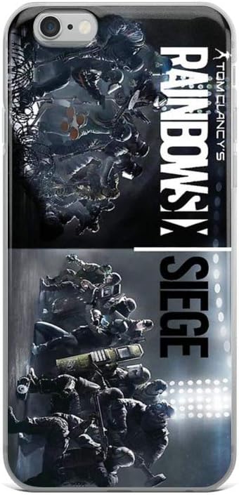 iPhone 6/6s Pure Clear Case Cases Cover Rainbow six Siege
