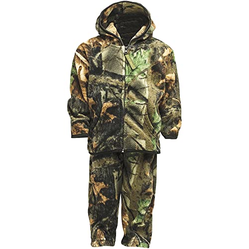 TrailCrest Treel Infant – Toddler Camo Full Zip Hoodie Sweatshirt Fleece Jacket & Pants Set