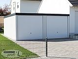 betongarage polen hochwertige Verzinkung profi+L Doppelgarage Fertiggarage ca. 5,8m x 6m profiliert verputzt Hörmann Tor
