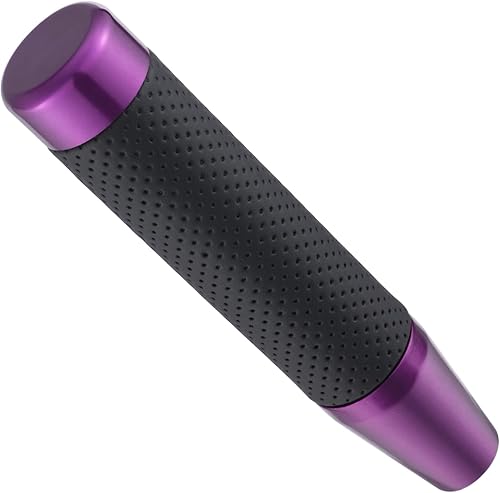 Miniatura 49 de Abfer Pomo de palanca de cambios larga para automóvil, pomos de palanca de cambios con peso, palanca de cambios de metal para la mayoría de Plateado