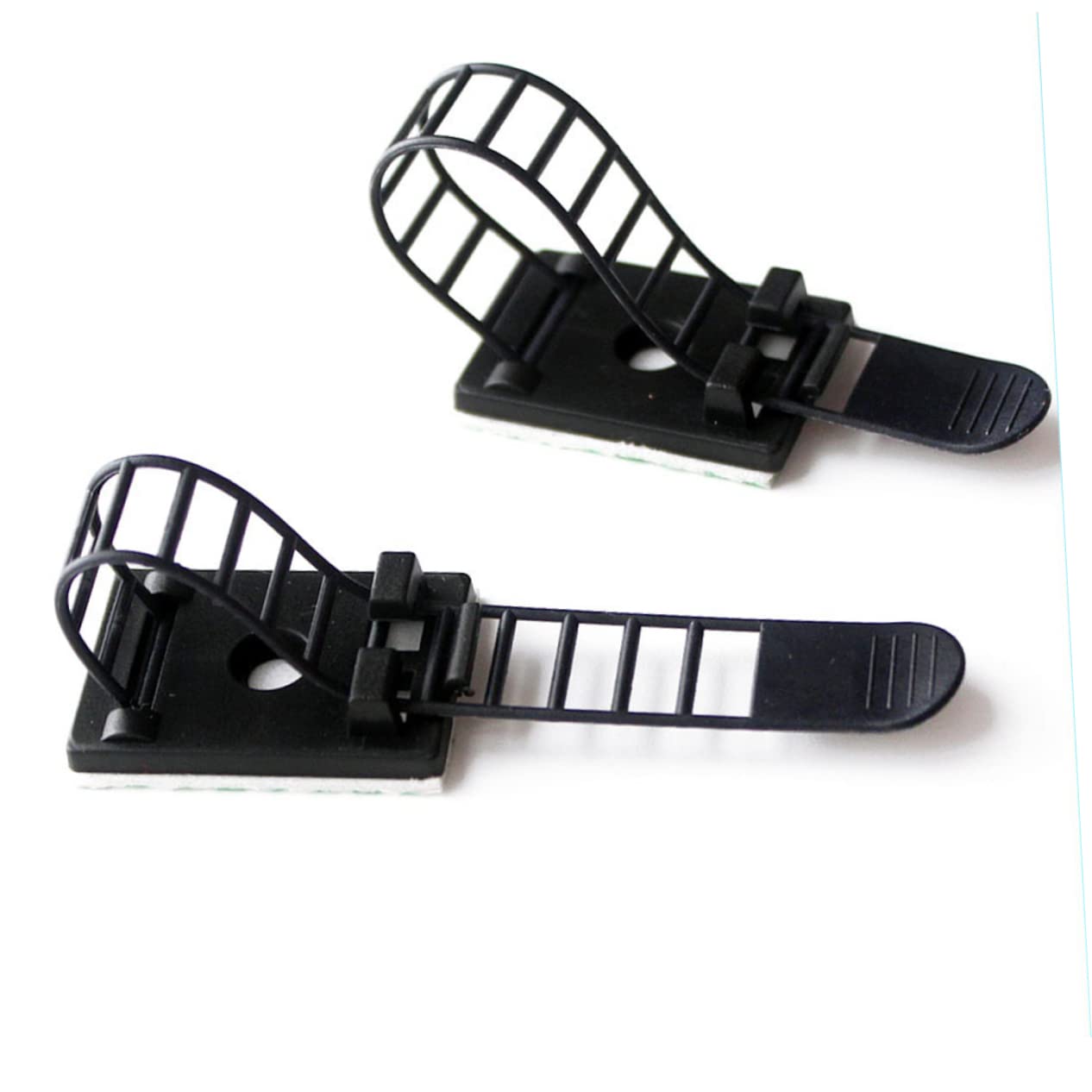 Alipis 3 Sätze Selbstklebende Kabelbefestigungsclips Schreibtischkabelhalter Klebeclips Für Das Home Office Schwarz 50 Stück * 3