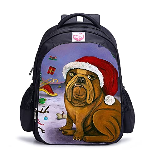 Sac à dos imprimé 3D Chien de Noël : fini le mal de dos avec ce cartable