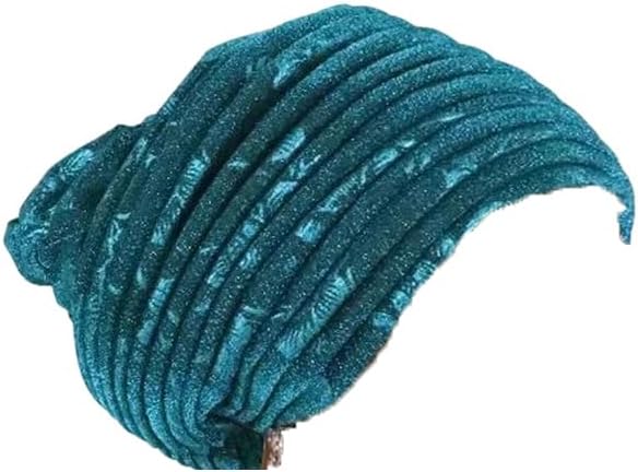 Nigerian Wedding Turban Cap Women Pleated Headscarf Hijab Bonnet African Auto Headwrap