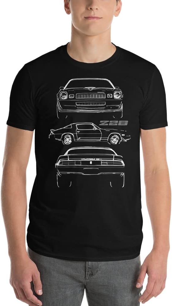 1979 Camaro Z28 Collector Car Owner Muscle Cars Graphic T-Shirt | Car Enthusiast Gift Black