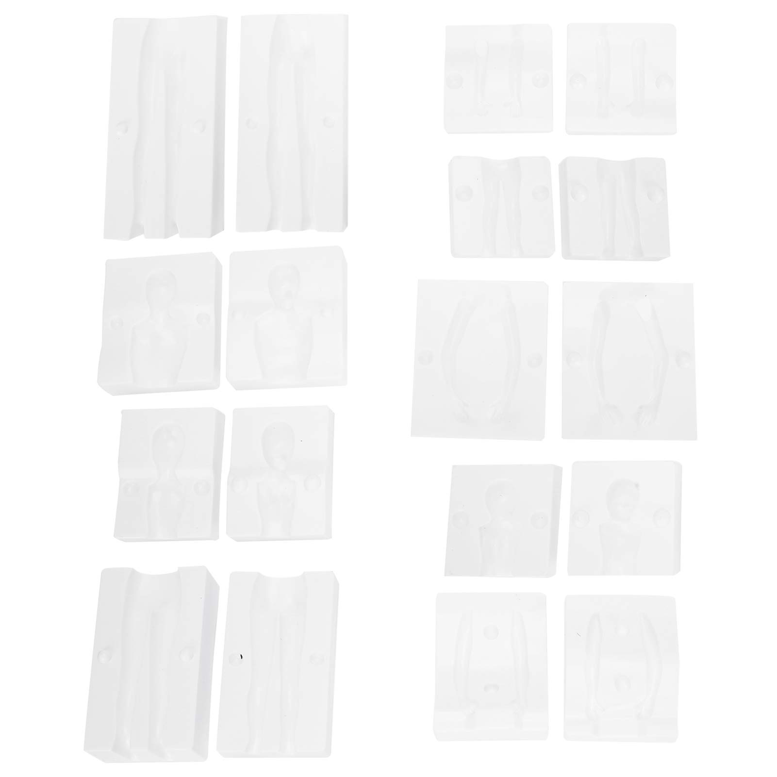 Human Body Shape Fondant Mold, Cake Mold Figure Molds for Fondant Home Baking Utensils