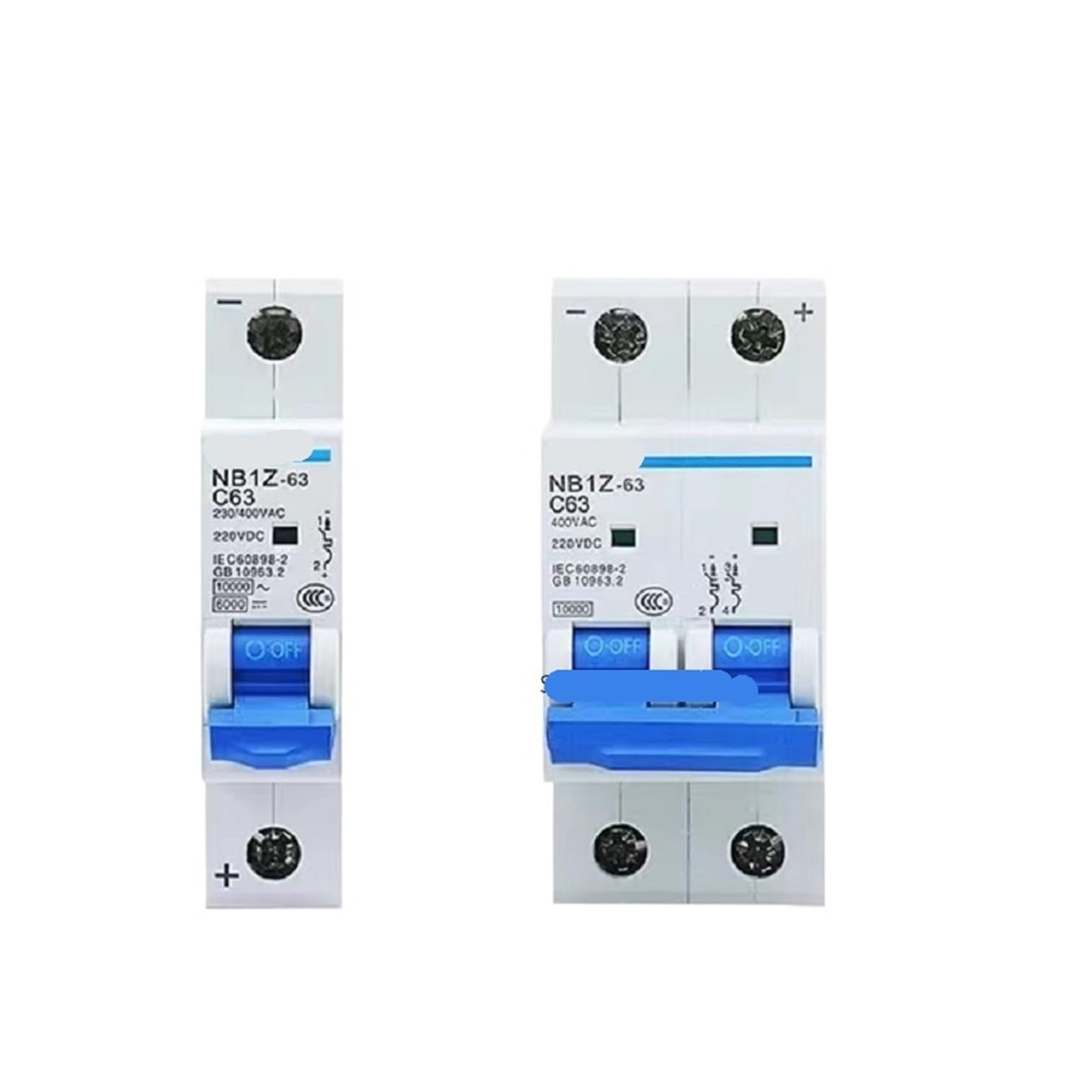 Interruptor solar NB1Z-63 DC220V que evita averias por sobrecarga electrica en casa