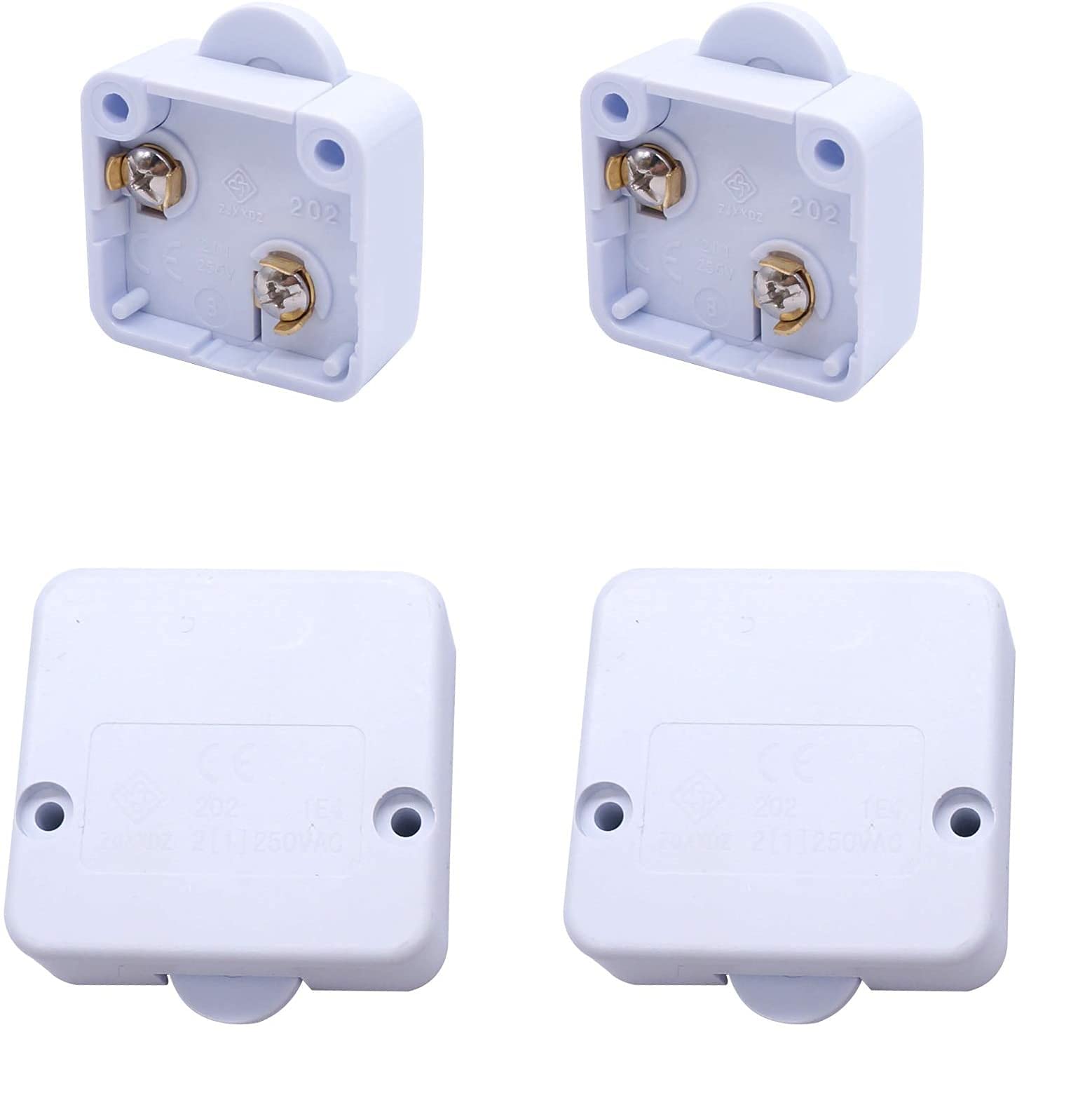 Protium Wardrobe Touch Normally Closed Wardrobe Touch Close Open Door Drawers On Off Light Switch (White) -Pack of 2 (B08RQ7MGS6) Amazon Price History, Amazon Price Tracker