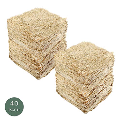 Rural365 Chicken Nest Box Liners 40 Pack - Chicken Coop Bedding, Poultry Supplies