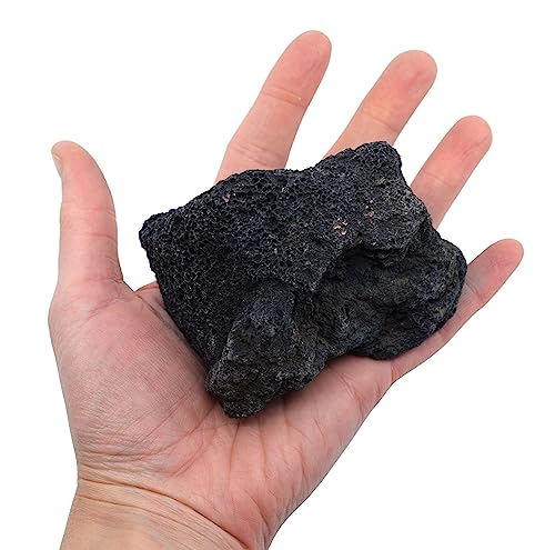 Image of EISCO Raw Scoria, Igneous Rock Specimen - Hand Sample - Approx. 3 inch - Geologist Selected & Hand Processed - Great for Science Classrooms