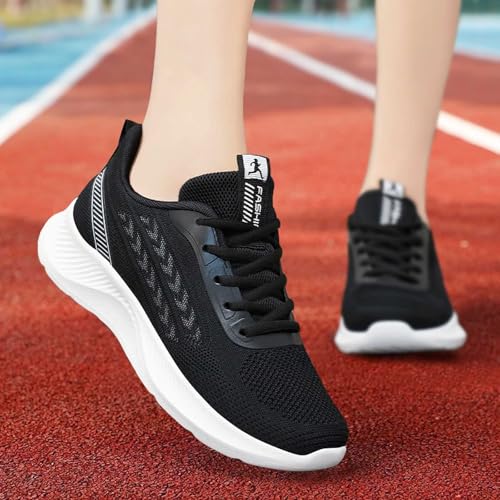 Women's Breathable Lightweight Sneakers for Running Walking Casual Comfortable Slip On Tennis Shoes3