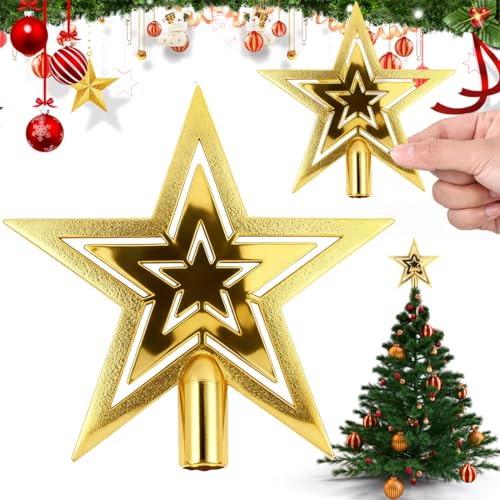 Weihnachtsbaumspitze Stern,Glitzernde Baumspitze Stern,...