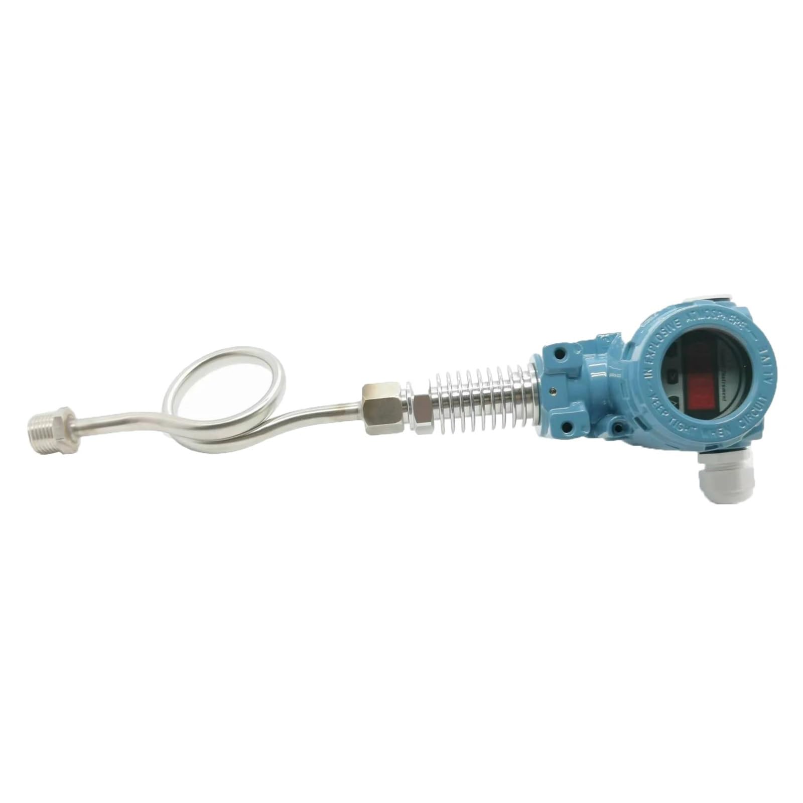 Transmisor de presión con pantalla LED de resistencia modelo 2088, transductor de tubería de agua absoluta al vacío de 4-20ma, 0~600bar, 1 Uds.(4-20mA,0-40Kpa)