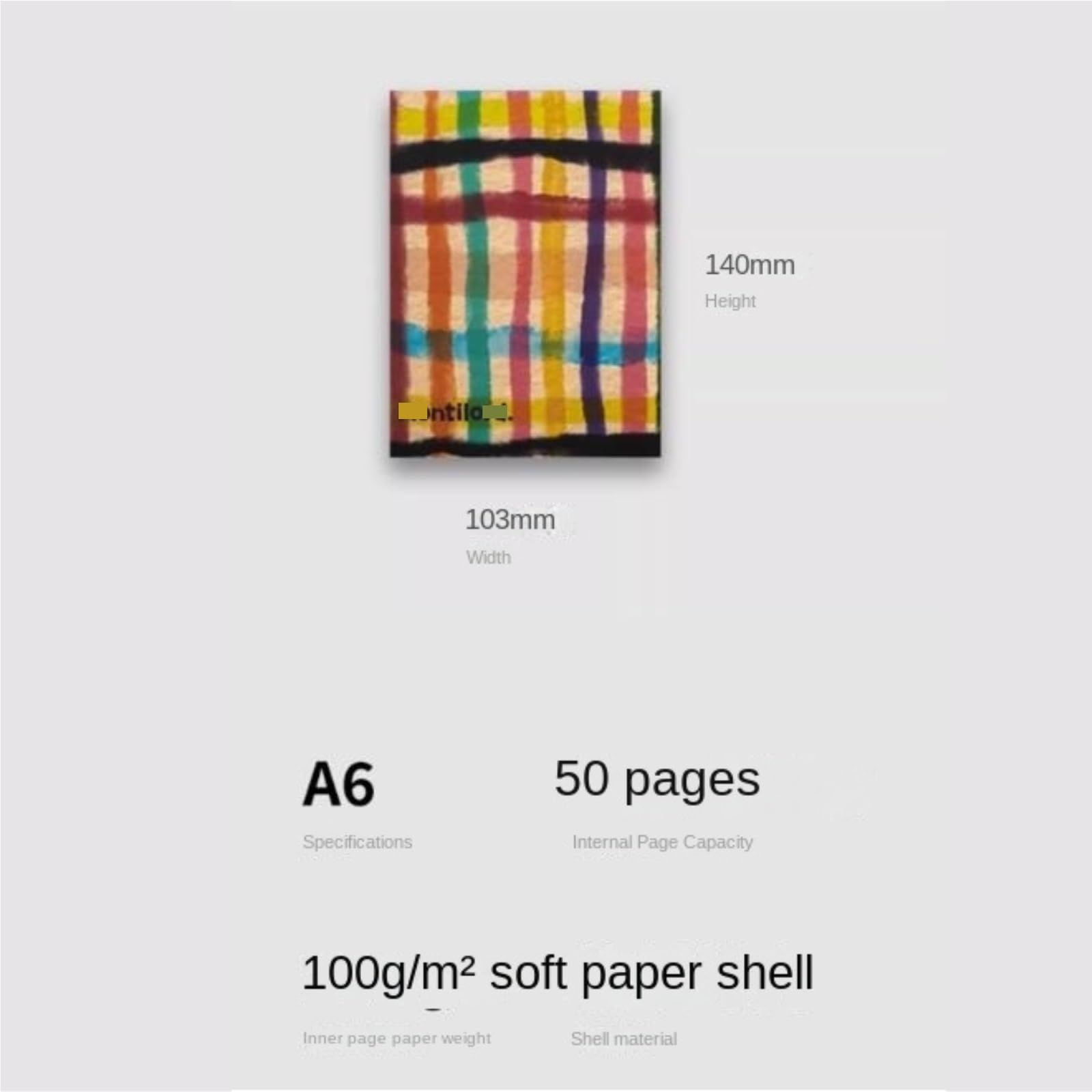 Notatnik, Blok Notatek Notatniki Mają Gruby Papier I Są Łatwe Do Noszenia W Pracy Zeszyt do Biura i Szkoły(Multi-colored1)