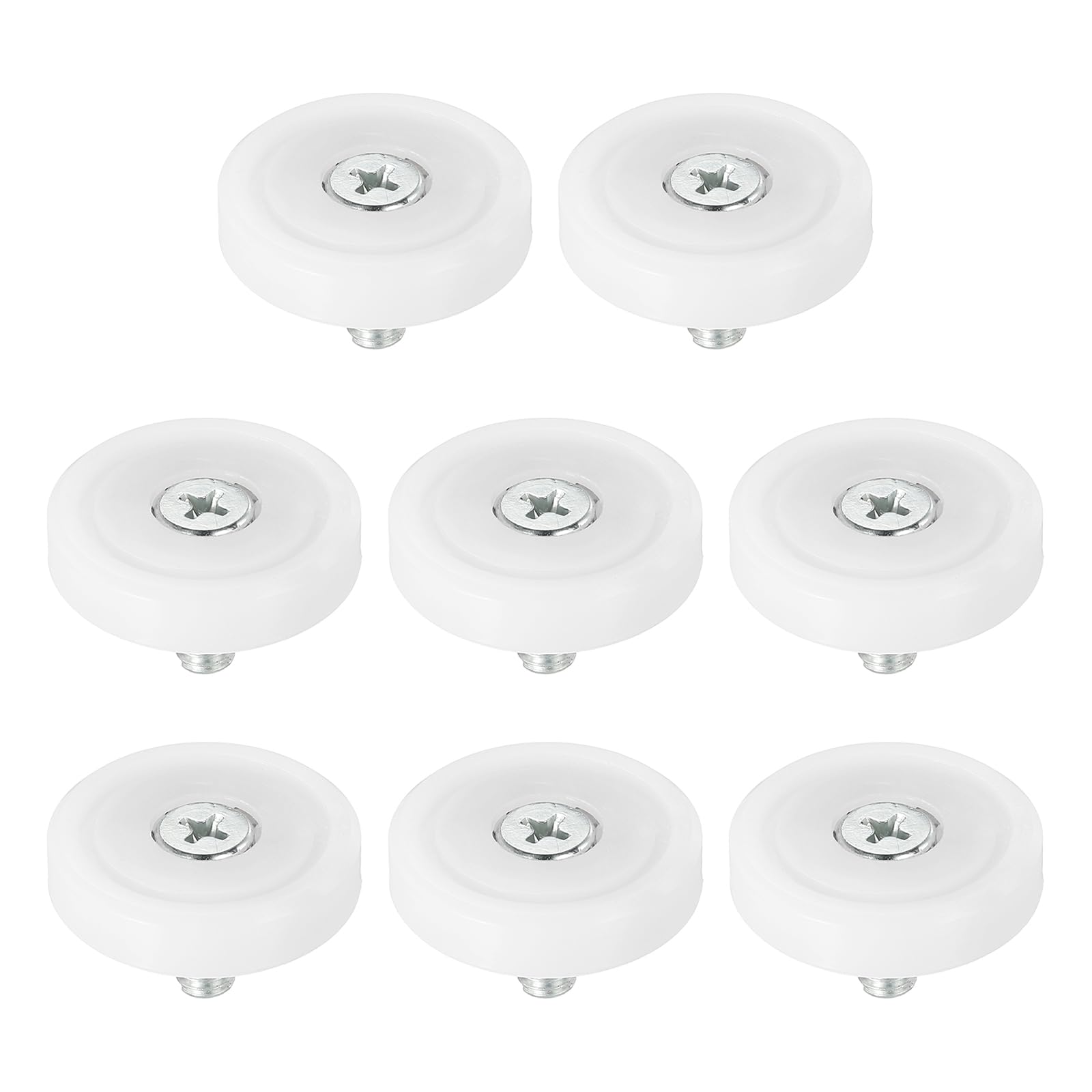Roulettes de tiroir 29mm PATIKIL galets de rechange robustes en plastique rigide