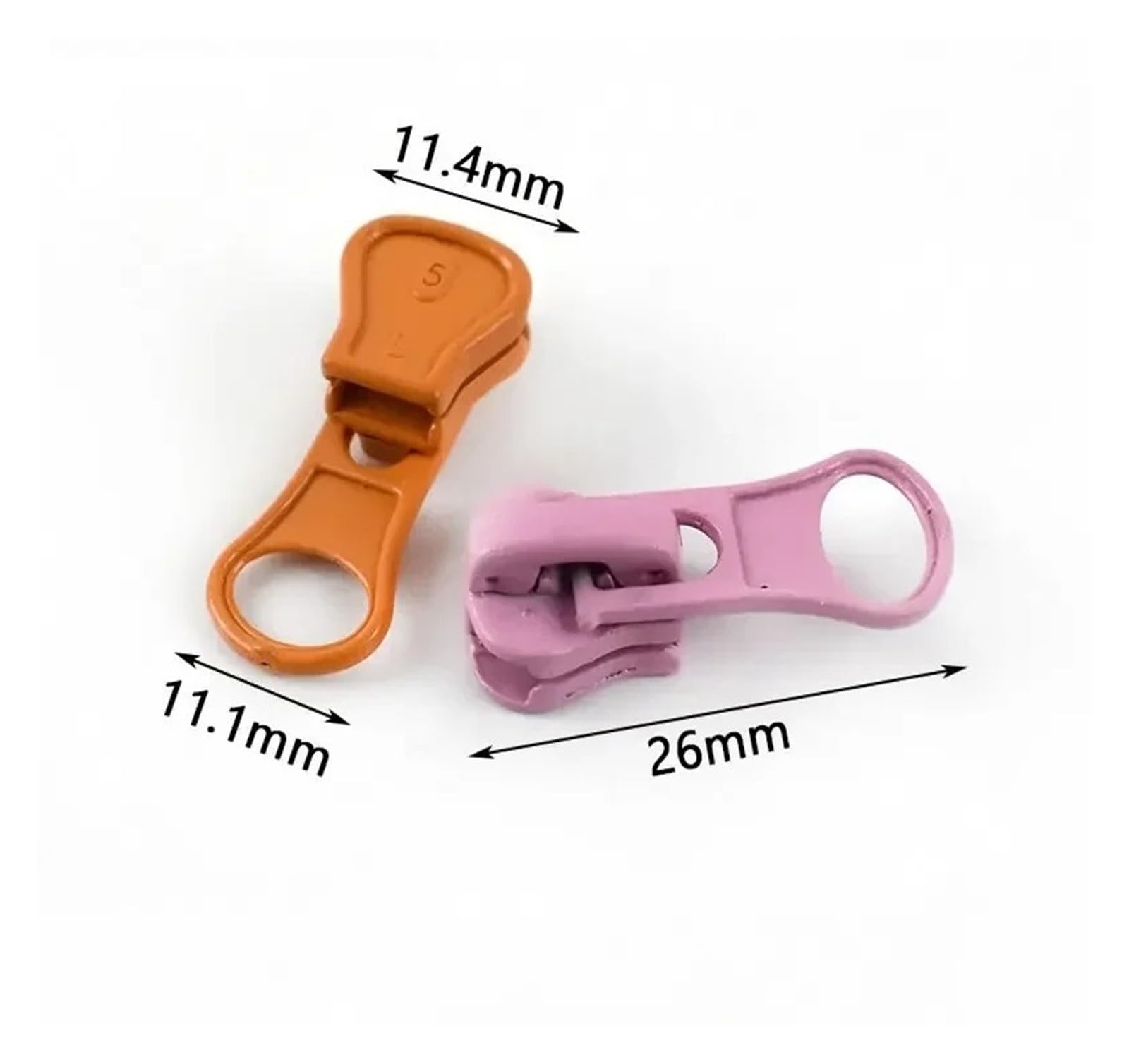 20/30/50 Uds. 5# resina | Kit de reparación de deslizador de cremallera de color 20/30/50 piezas 5#(310,20PcsForResin-No5)