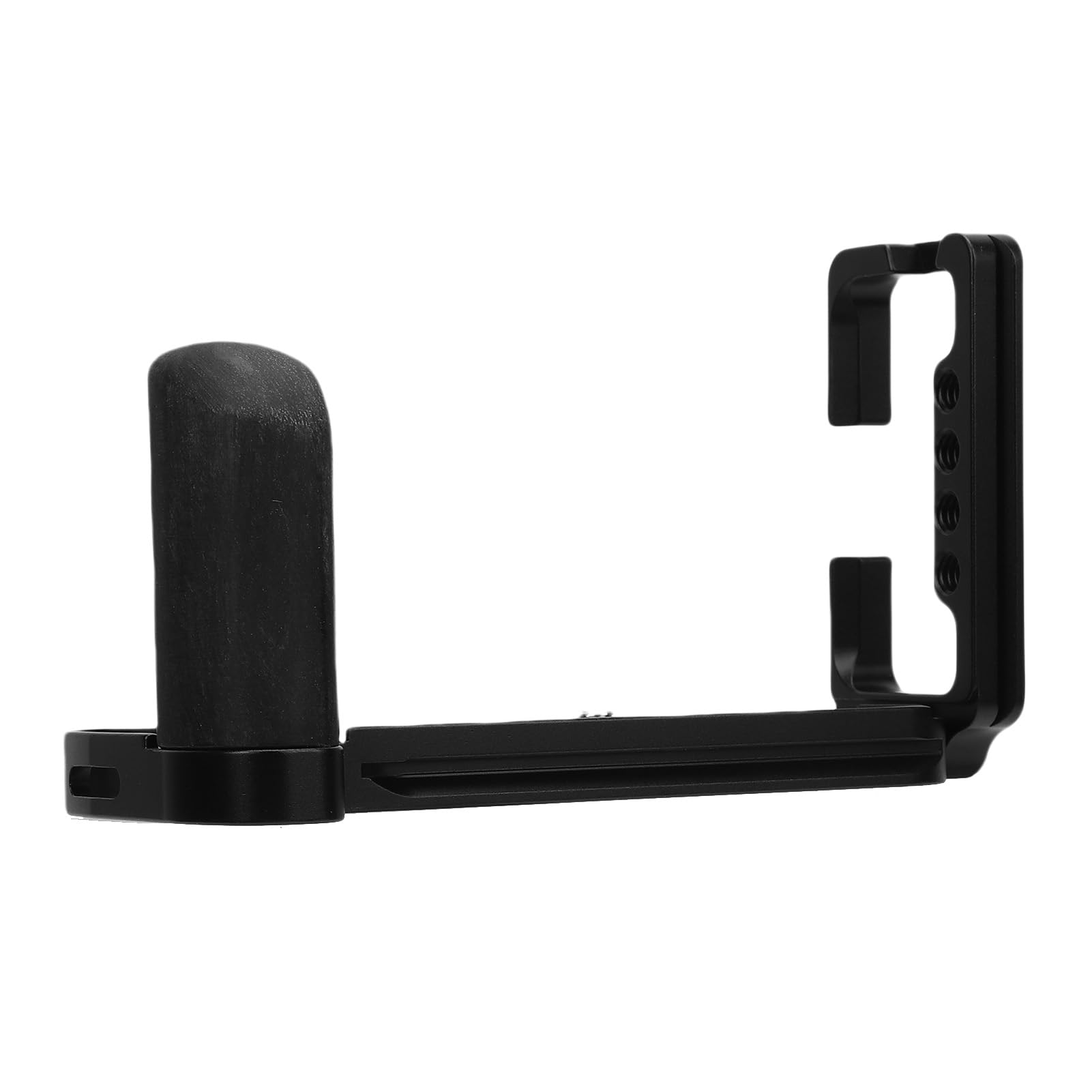 Staffa a L per Fotocamera Digitale, Design Leggero, Vite 1/4, | Funzionamento efficiente, adattabile alla fotografia all\'aperto, impugnatura in legno massiccio, compatibile con treppiedi