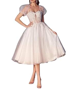 Amazon.com: HFyyshm A-Line Sexy Little White Dresses