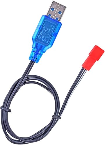 Miniatura 4 de 2 unids 3.7v 780mah jst 25C Li -po batería con 3.7v jst cargador USB para WLtoys V686 V626 V636 Q222 RC Drone piezas de repuesto