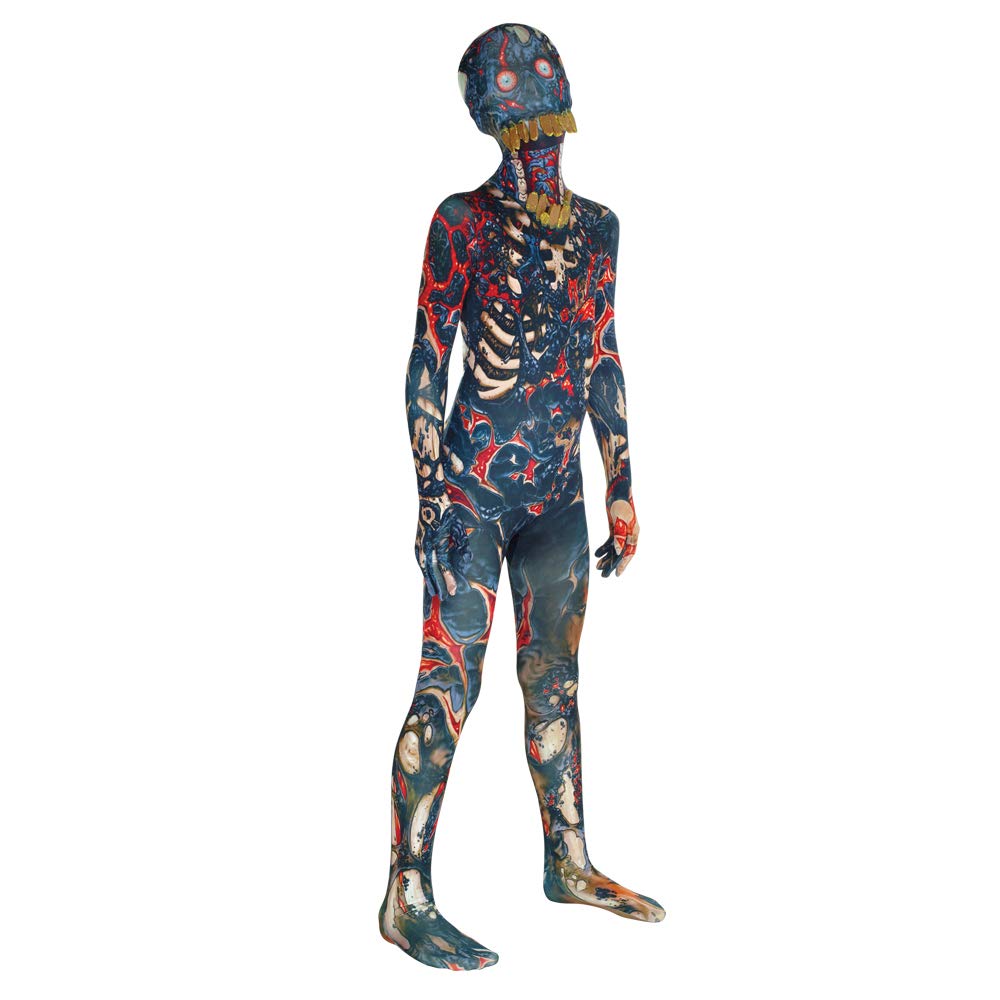 Morphsuits Kids Burnt Zombie Monster Costume - Large 4'-4'6 / 10-12 Years