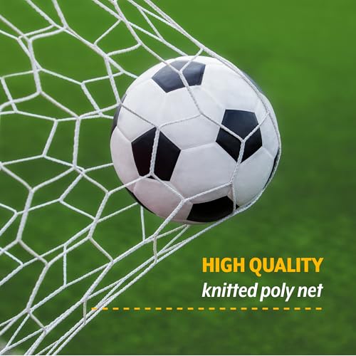 Image of PUGG Pop Up Soccer Goal, Portable Training Football Knitted Poly Net Equipment, The Original Pickup Game Goal, Includes Two Goals & Bag