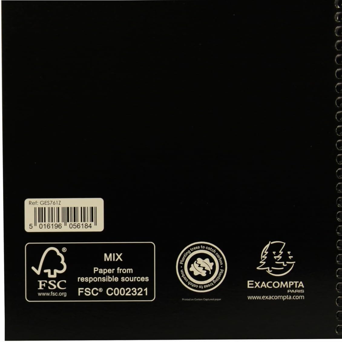 Exacompta - Ref GES761Z - Guildhall - Essentials Wire bound Single Cash Account Book, A5, 148 x 210mm, 192 Pages of 80gsm Pre-Printed Paper - Receipts, Expenses, Summaries