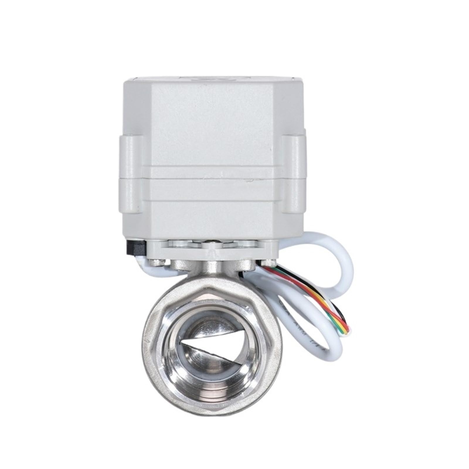 Vanne proportionnelle de régulation DN10 SS304 NPT 4-20mA motorisée pour fluide industriel