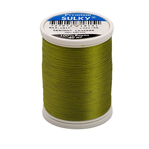 Hilo Rayon Sulky 850 yd Japanese Fern miniatura 1