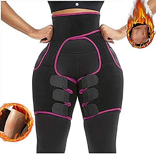 POIUY 3 in 1 Butt Lifter Shaper Wasit Secret Slim Thigh Trimmer Leg