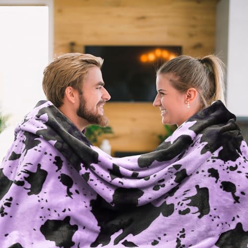 Image of Queen Size Fleece Blanket, Warm Fuzzy Soft Cozy Oversized Bed & Couch Blanket Throw for Adults & Couples, All Season Home Decor, 90x90 inches