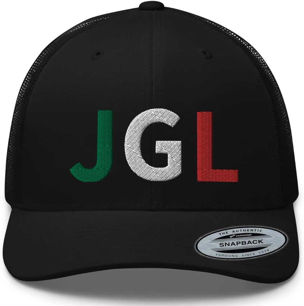 JGL Embroidered Trucker Hat, Chapo Guzman Chapito 701 Snapback Hat Adjustable Cap | Gorra JGL - Image 2