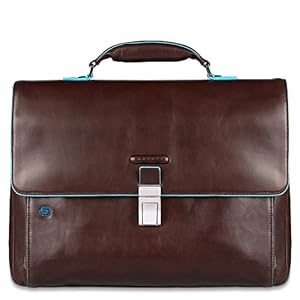 Piquadro Uitbreidbare Computer Portfolio Aktetas met Ipad/ipadair compartiment