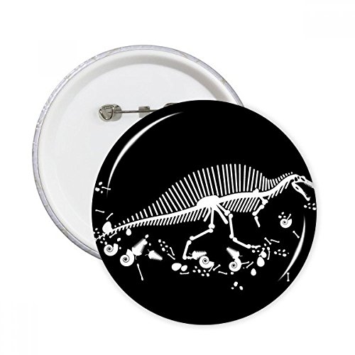 Badge rond os de dinosaure XL DIYthinker pour customiser vos vêtements et vestes