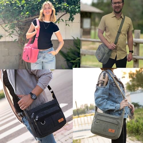W&G Traveler Canvas Messenger Bag