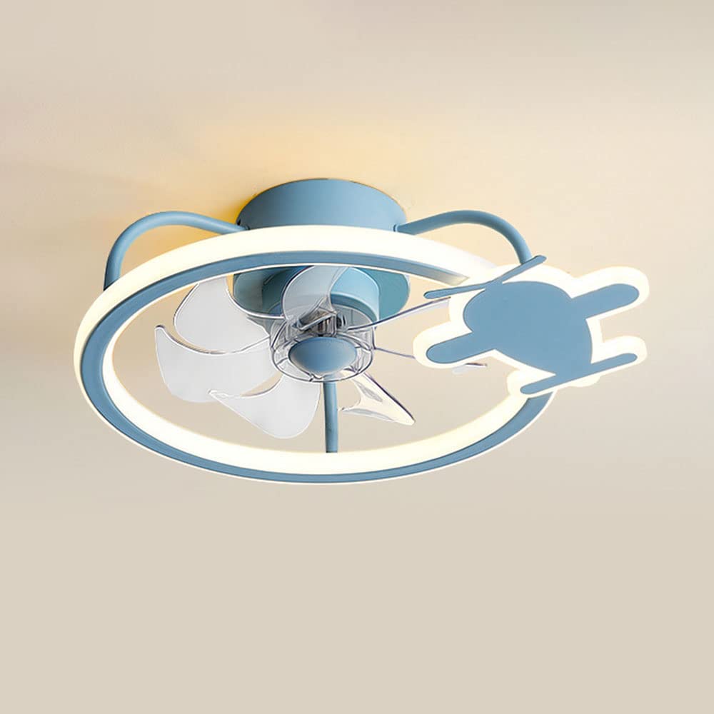 Ventilateur de plafond muet avec éclairage LED variable pour un sommeil paisible