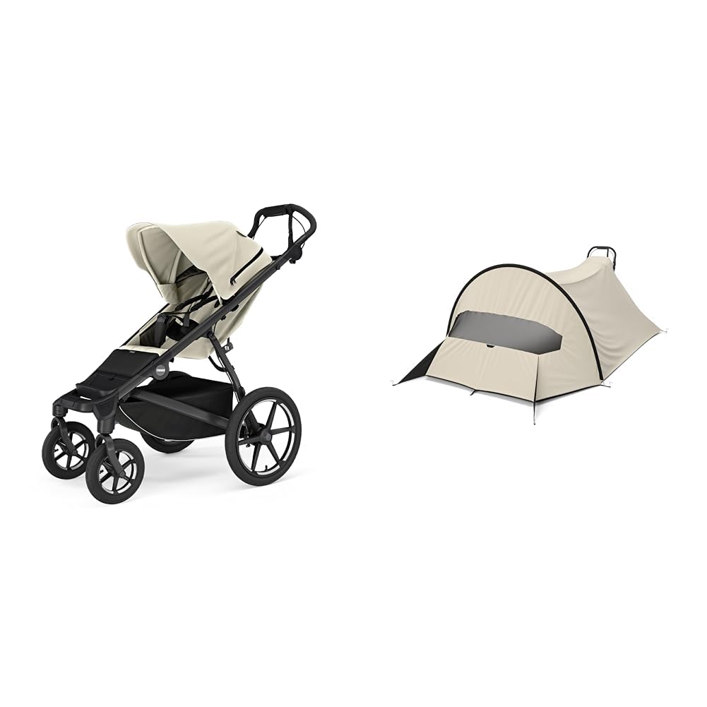 Amazon.com : Thule Urban Glide 4-Wheel Single Child All-Terrain Stroller  with Wind & Sun Tarp UPF50+ Protection Bundle : Baby
