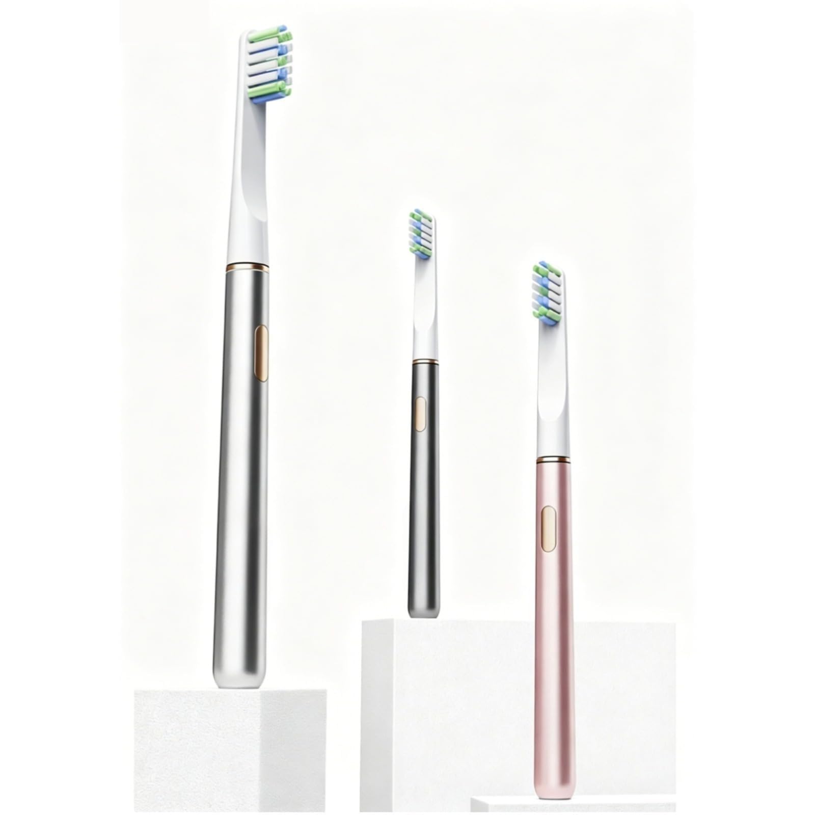Miroshine Electric Toothbrush – Tecnologia Sonica, 3 Modalità, 6-8 Settimane di Batteria, Design Compatto (Rosa)