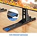 Rfiver Universal TV Stand for 20-75 inch Flat Curved TVs, Height Adjustable Table Top TV Stand, TV Feet with Cable Management,Steel Replacement TV Legs Holds up to 110 lbs, Max VESA 800x600mm, Black