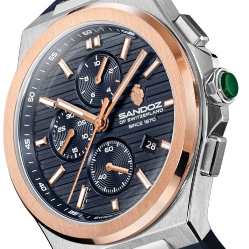 Image of SANDOZ Chanet Premium Quartz Chronograph Swiss Made Watch for Men - SZWGO0000827